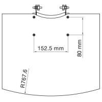 Полка с консолью SMS Flat shelf H grey + Consol