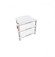 Модуль стойки под Hi-Fi Bassocontinuo LYRA XL4 2.1 Inside White 90 mm (ножки серебро)