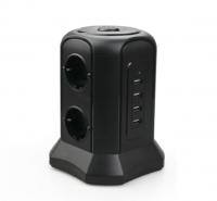 Сетевой фильтр Tessan TP-VB4U6E black