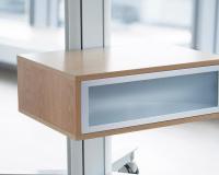 Полка закрытая SMS X Media Box oak