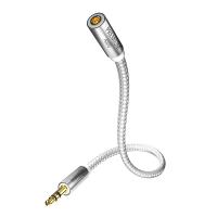 Кабель межблочные In-Akustik Premium Extension Audio Cable 2.0m 3.5мм jack<>3.5мм jack(F)+6,3 jack adapter #00410202
