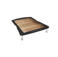 Модуль стойки под Hi-Fi Bassocontinuo VIELLA 2.1 Walnut bottom shelf (ножки белые)