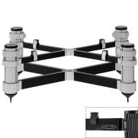 Подставка под Hi-Fi компоненты Solid Tech Rack of Silence 1 Reference Black/Black
