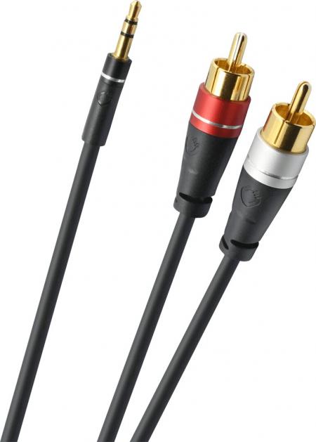 Кабель межблочный Oehlbach Select Audio Jack RCA Link, 1.0m (D1C33190)