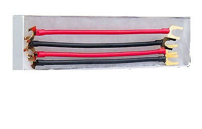 Перемычки DH Labs Sonic Jumpers speaker jumpers, gold spade (2 пары) 0,17m