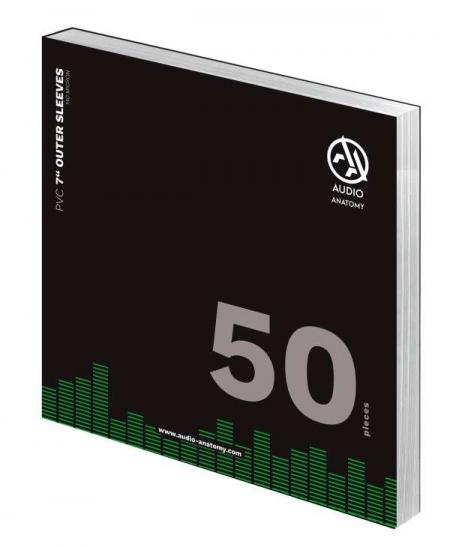 Внешние конверты Audio Anatomy 50 X PVC 7 INCH OUTER SLEEVES - 140 MICRON