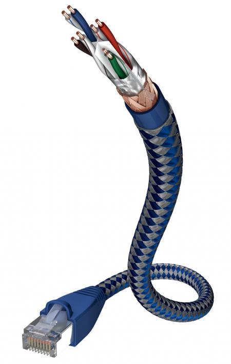 Кабель In-Akustik Premium CAT6 Ethernet Cable, 0.5 m, SF-UTP, AWG 23 #004803005