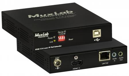 Передатчик-энкодер KVM и HDMI over IP, с PoE MuxLab 500770-TX