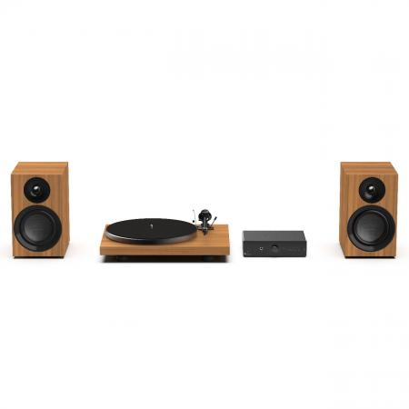 Комплект Pro-Ject Colourful Audio System E Real Wood Walnut
