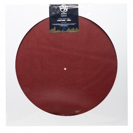 Мат для диска Audio Anatomy Slipmat Leather Red