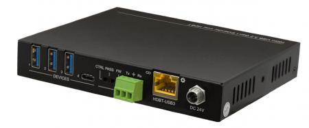 Приемник сигнала USB 3.2 Gen1 по кабелю витой пары HDBaseT Qtex QVE U3-101D