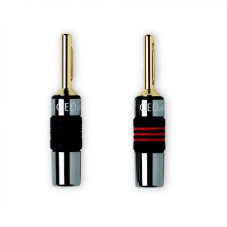 Разъем QED Airloc Metal 4mm Plug (QE1910) (пара)