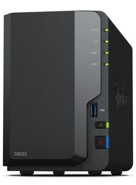Сетевой накопитель Synology DS223 (2BAY NO HDD)