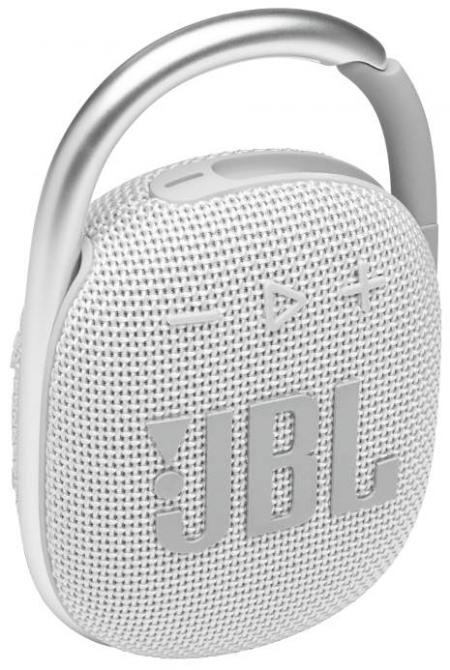 Портативная колонка JBL Clip 4 White (JBLCLIP4WHT)