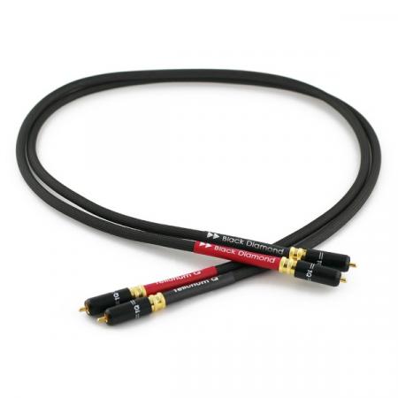 Кабель межблочный аудио Tellurium Q Black Diamond RCA 1.0m