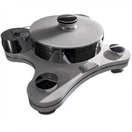 Виниловый проигрыватель Transrotor ZET 3 Glossy White (глянцевый белый) с тонармом Rega RB 880, MC головкой Transrotor Cantare, Блоком питания Konstant EINS и прижимным диском