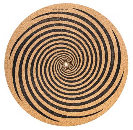 Слипмат Audio Anatomy Slipmat Cork Spiral Design (АС046 АА)