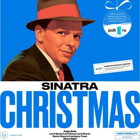 Виниловая пластинка Frank Sinatra - Christmas Sinatra (Transparent Blue Glitter Vinyl LP and Blue Glitter Cover Exclusive at Pult.ru)
