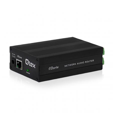 Транскодер аналоговых аудиосигналов и сигналов Dante Qtex QAI 2BY2iPOE