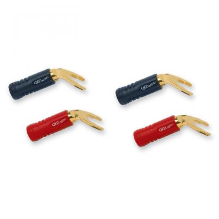 Разъем QED 1890 Screwloc Plastic Spade (4 шт.)