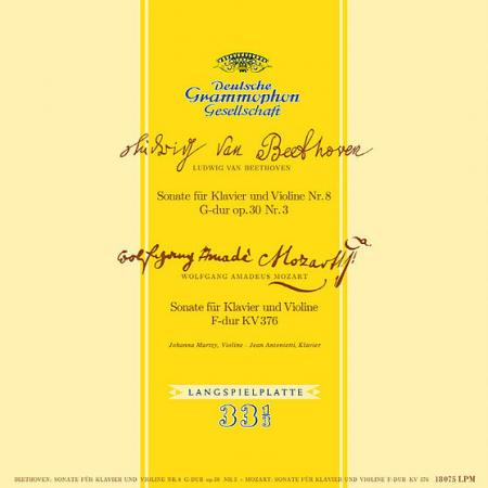Виниловая пластинка Johanna Martzy; Antonietti, Jean - Beethoven/ Mozart: Sonatas For Violin And Piano (Analogue) (Black Vinul LP, Mono)
