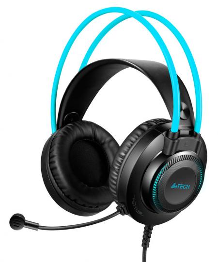 Наушники A4Tech Fstyler FH200U gray/blue