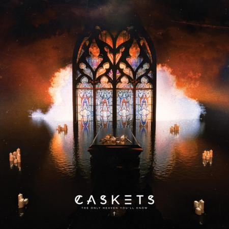 Виниловая пластинка Caskets - The Only Heaven You'll Know (Orange/Sky Blue Splatter Vinyl LP)