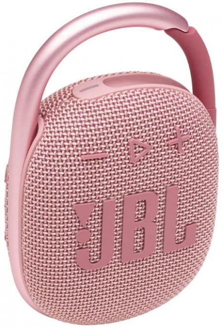 Портативная колонка JBL Clip 4 Pink (JBLCLIP4PINK)