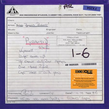 Виниловая пластинка Alan Parsons Project, The - Pyramid Work In Progress (RSD2024, Orange Vinyl LP)
