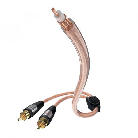 Кабель межблочный In-Akustik Star Audio Cable Y-Sub RCA-2RCA, 5.0m #0030825