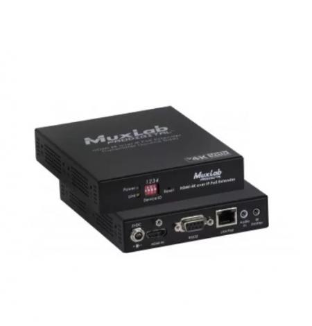 Приемник-декодер 4K Over IP, с PoE MuxLab 500758-RX