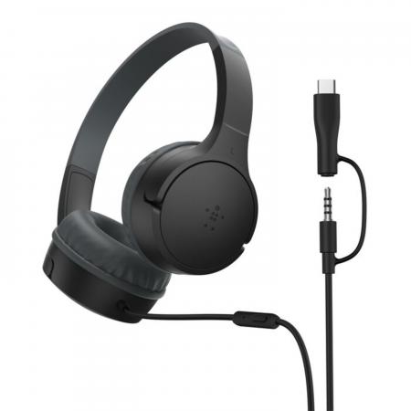 Наушники Belkin Wired On-Ear Headphones for Kids Black