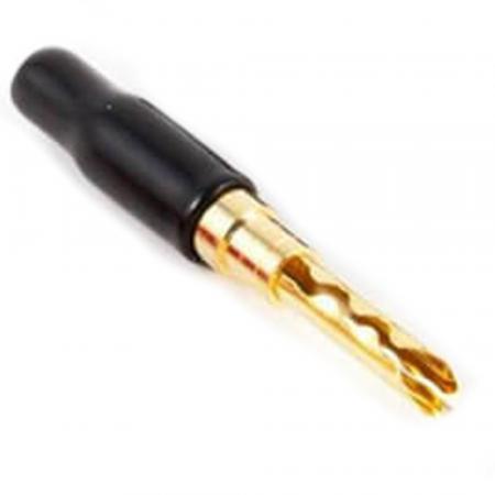 Разъем Black Rhodium Banana Z plug Gold plated до 4.0 mm black