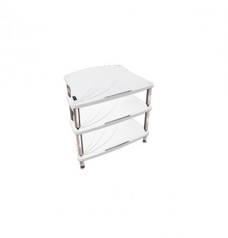 Модуль стойки под Hi-Fi Bassocontinuo LYRA XL4 2.1 Inside White 90 mm (ножки серебро)