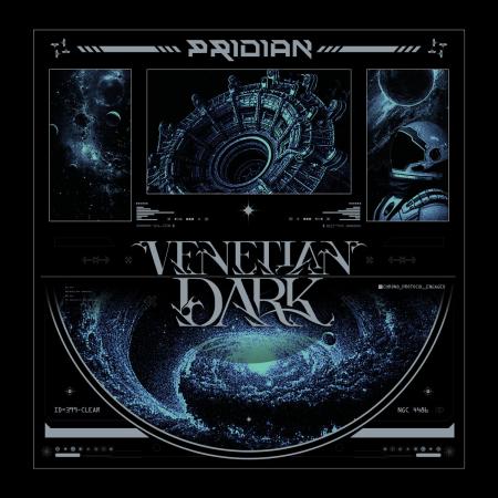 Виниловая пластинка Pridian - Venetian Dark (Transparent Blue-Black Marbled Vinyl LP)