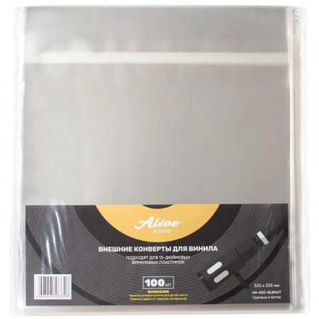 Внешние конверты для винила Alive Audio AA-ACC-SLBOUT (100шт)