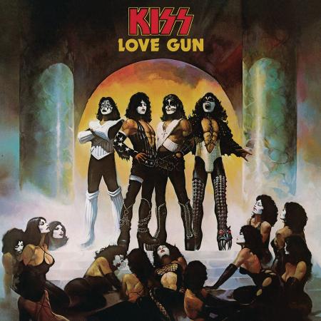 Виниловая пластинка Kiss - Love Gun (Limited Tangerine & Aqua Splatter Vinyl LP)