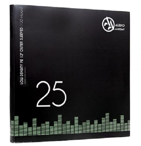 Внешние конверты Audio Anatomy 25 X PVC 12" GATEFOLD OUTER SLEEVES - 100 MICRON