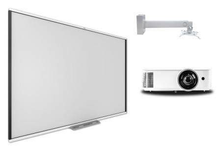 Интерактивный комплект Smart SBM777EXD203S (интерактивная доска SMART SBM777V с короткофокусным проектором EXD203STW и креплением DSM-14kw)