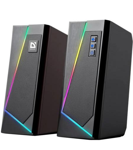 Колонки компьютерные Defender 10W SOLAR BLACK