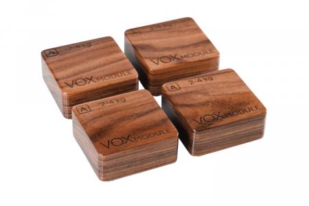 Демпфер квадратный VOXmodule Rosewood (4 шт) (B, 4-6 кг)