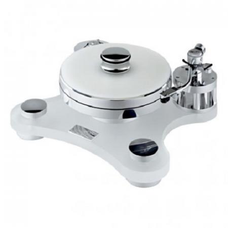Виниловый проигрыватель Transrotor ZET 1 Matt White (матовый белый) с тонармом Rega RB 330, MM головкой Transrotor Uccello, стандартным блоком питания и прижимным диском