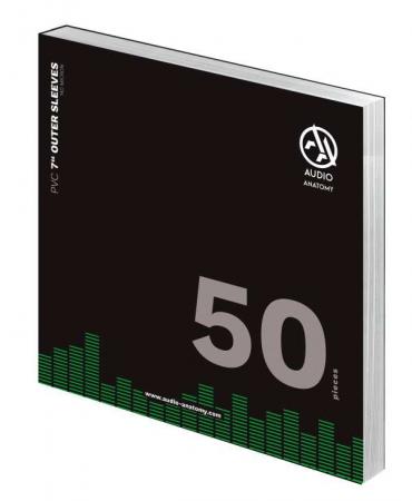 Внешние конверты Audio Anatomy 50 X PVC 7 INCH OUTER SLEEVES - 140 MICRON