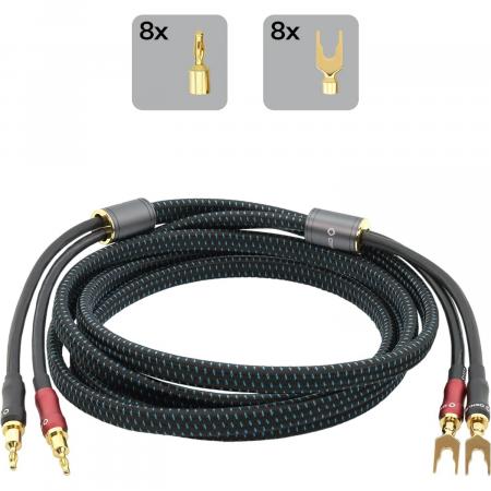 Акустический кабель Oehlbach EXCELLENCE TRANSFORM DUAL-PLUG 2 m