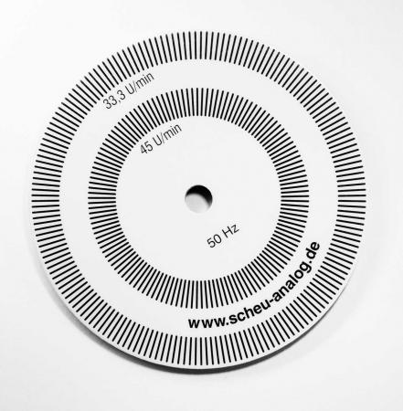 Стробоскопический диск Scheu Analog Stroboscope Disc