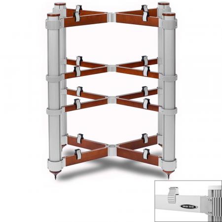 Подставка под Hi-Fi компоненты Solid Tech Rack of Silence 4 Reference White/Silver