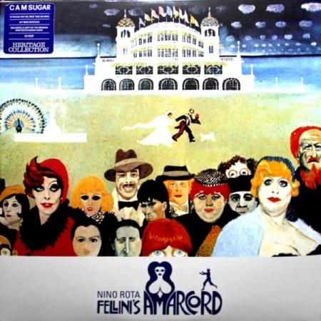Виниловая пластинка Саундтрек - Amarcord (Nino Rota) (Black Vinyl 2LP)