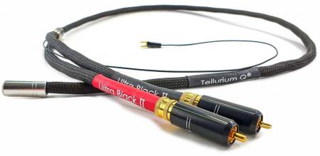 Кабель межблочный аудио Tellurium Q Ultra Black II Phono DIN to RCA, 2.0м