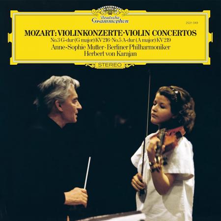 Виниловая пластинка Anne-Sophie Mutter; Herbert von Karajan - Mozart: Violin Concertos 3 & 5 (Analogue, Black Vinyl LP)
