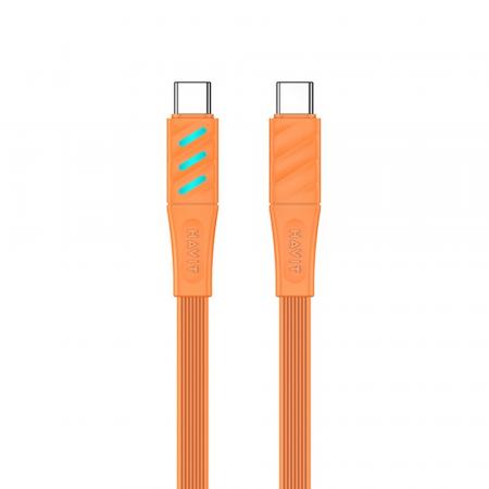 USB кабель HAVIT CB6254 USB-C - USB-C Orange 1m